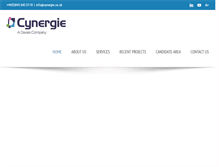 Tablet Screenshot of cynergie.co.uk